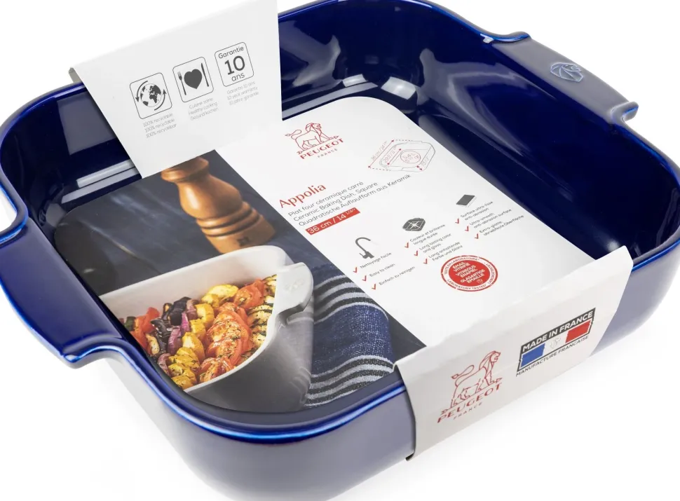 Ovenschaal Peugeot Appolia Vierkant Blauw 30 cm