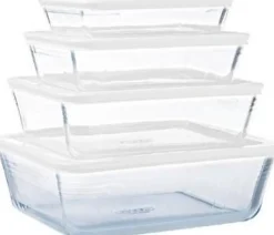 Pyrex Ovenschaal Cook & Freeze Transparant Wit (4-delig) Hot