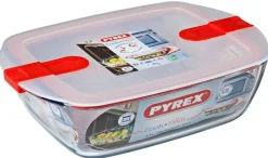 Ovenschaal Pyrex Cook & Heat Rechthoek Transparant 28 x 20 cm
