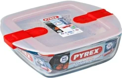 Pyrex Ovenschaal Cook & Heat Vierkant Transparant 20 x 17 cm Online