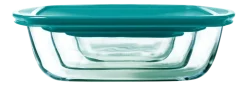 Pyrex Ovenschaal Cook & Store Rechthoek met Deksel (Set van 3) Outlet