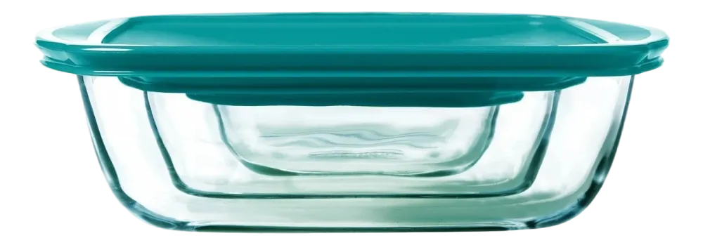 Pyrex Ovenschaal Cook & Store Rechthoek met Deksel (Set van 3) Outlet