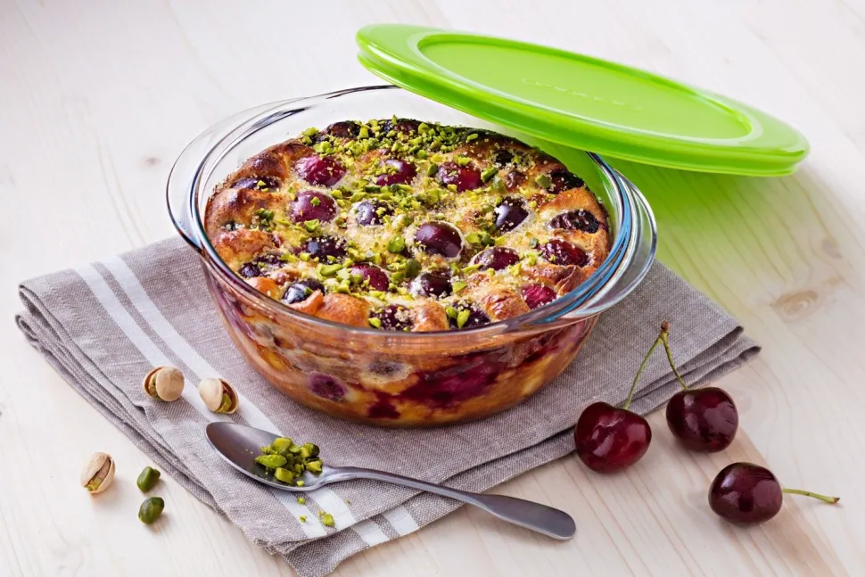 Ovenschaal Pyrex Cook & Store Rond Transparant 1 L
