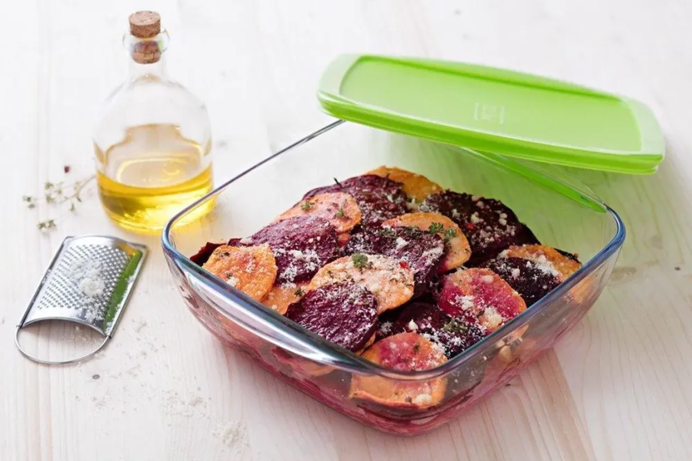 Pyrex Ovenschaal Cook & Store Rechthoek Transparant 4,5 L Best