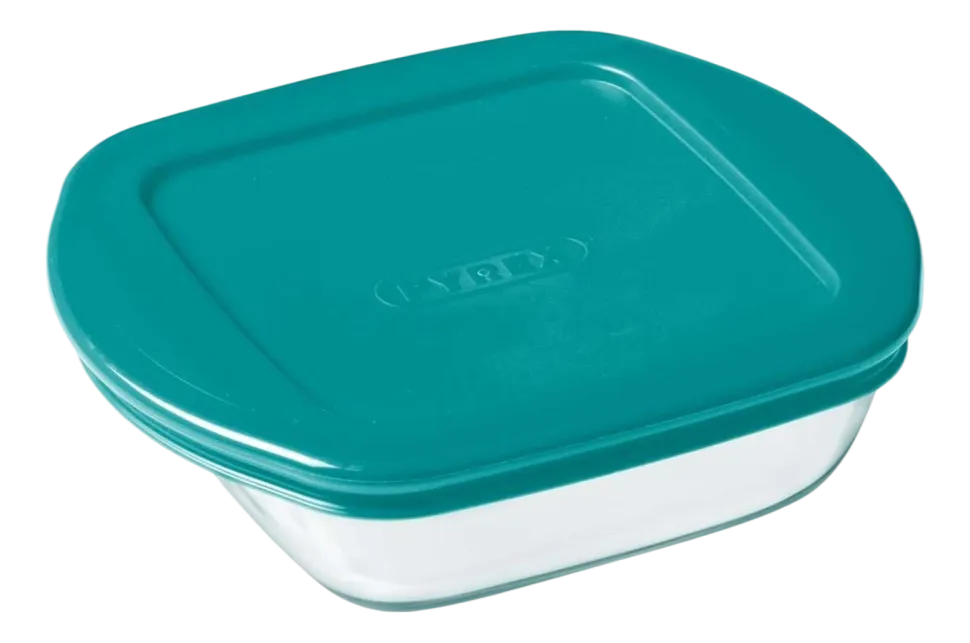 Ovenschaal Pyrex Cook & Store Vierkant Transparant 0,35 L
