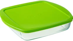 Ovenschaal Pyrex Cook & Store Vierkant Transparant 2,2 L