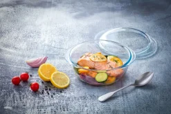 Pyrex Ovenschaal Essentials Rond met Deksel 1,6 L Online