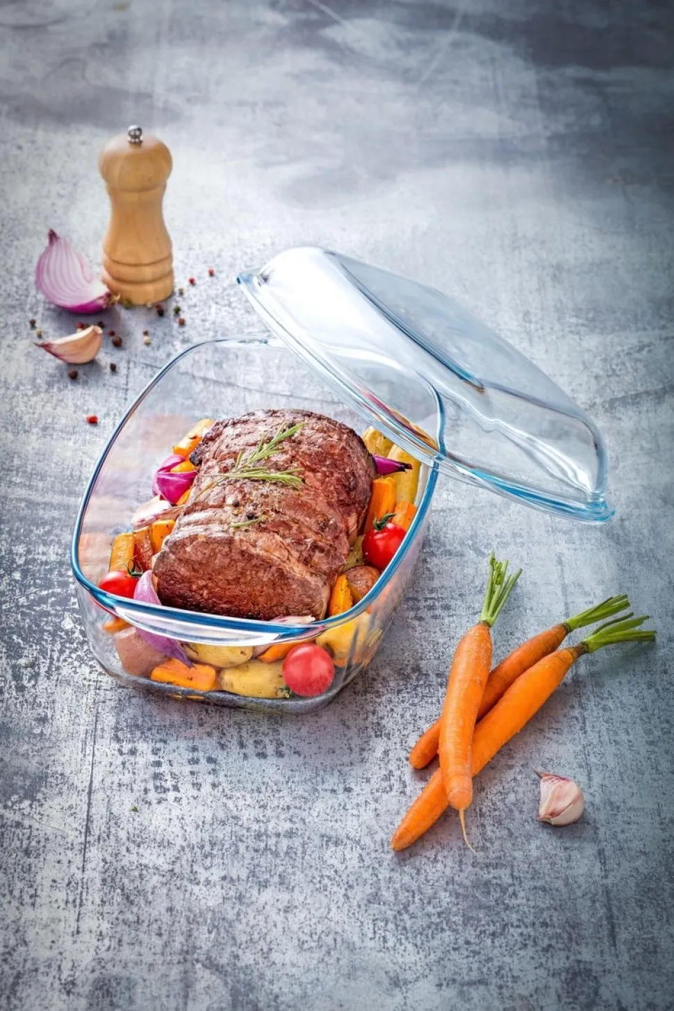 Ovenschaal Pyrex Essentials Rechthoek Transparant 4,5 L
