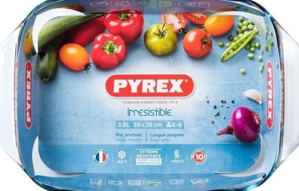 Ovenschaal Pyrex Irresistible Rechthoek Transparant 3,8 L