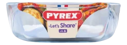 Ovenschaal Pyrex Let's Share Rechthoek Transparant 2,1 L