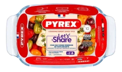 Ovenschaal Pyrex Let's Share Rechthoek Transparant 700 ml
