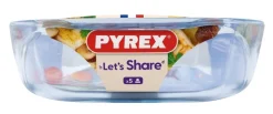 Pyrex Ovenschaal Let's Share Rechthoek Transparant 3 L Sale