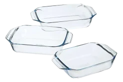 Pyrex Ovenschaal Must Have Kits Rechthoek Transparant 2 L / 3 L / 4 L (3-Delig) Online