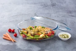 Ovenschaal Pyrex SlowCook Ovaal Transparant (2-Delig)