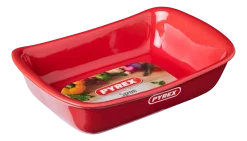 Ovenschaal Pyrex Supreme Rechthoek Rood 2,4 L