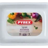 Ovenschaal Pyrex Supreme Rechthoek Wit 2,4 L