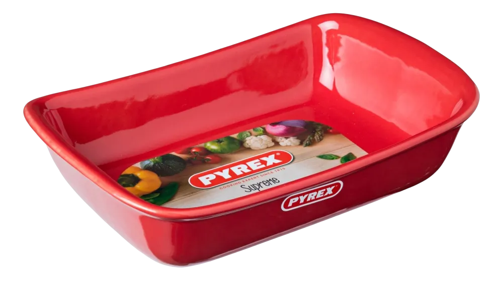 Pyrex Ovenschaal Supreme Rechthoek Rood 3,2 L Best