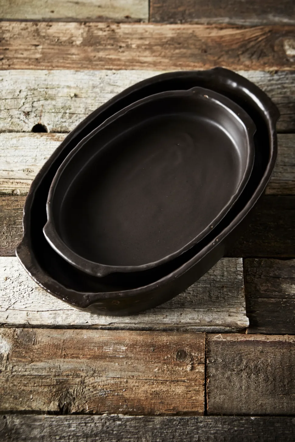 Ovenschaal Serax Pure Cookware By Pascale Naessens Black L 37 x 26 x 6,5 cm