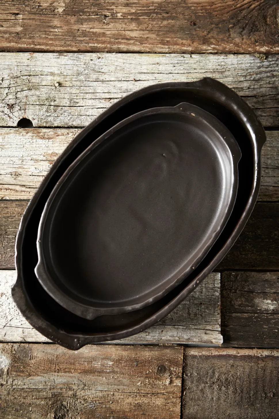 Ovenschaal Serax Pure Cookware By Pascale Naessens Black L 37 x 26 x 6,5 cm
