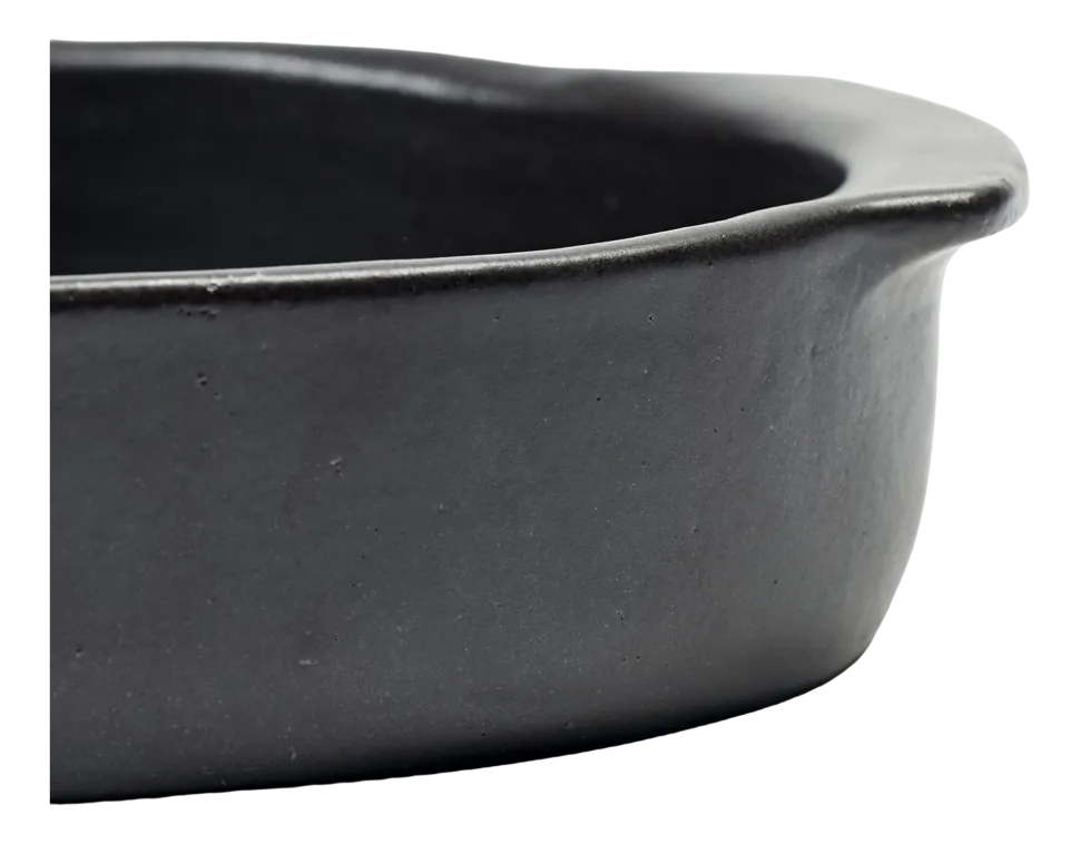 Ovenschaal Serax Pure Cookware By Pascale Naessens Black L 37 x 26 x 6,5 cm