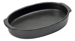 Ovenschaal Serax Pure Cookware By Pascale Naessens Black L 37 x 26 x 6,5 cm