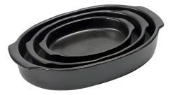 Ovenschaal Serax Pure Cookware By Pascale Naessens Black M 30 x 21 x 5 cm