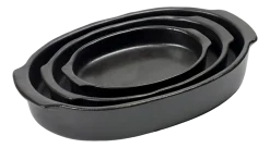 Ovenschaal Serax Pure Cookware By Pascale Naessens Black S 24,5 x 16 x 4,5 cm