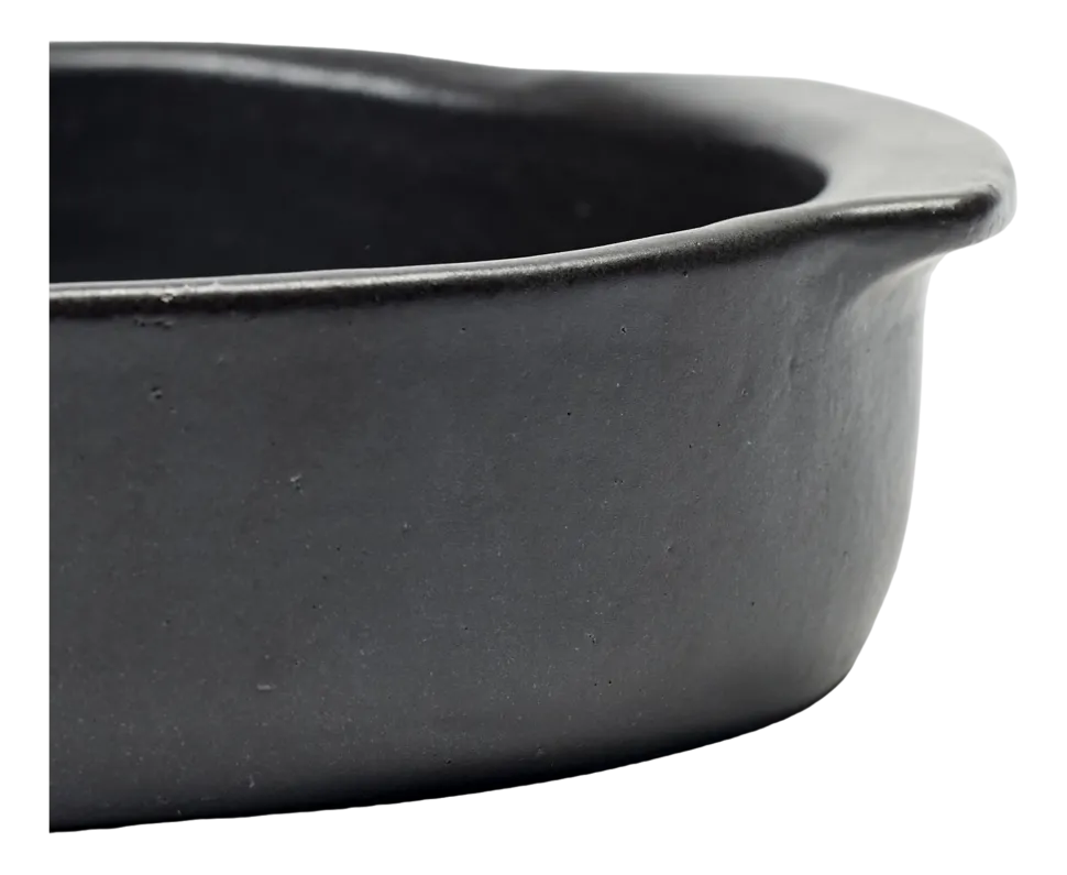 Ovenschaal Serax Pure Cookware By Pascale Naessens Black S 24,5 x 16 x 4,5 cm