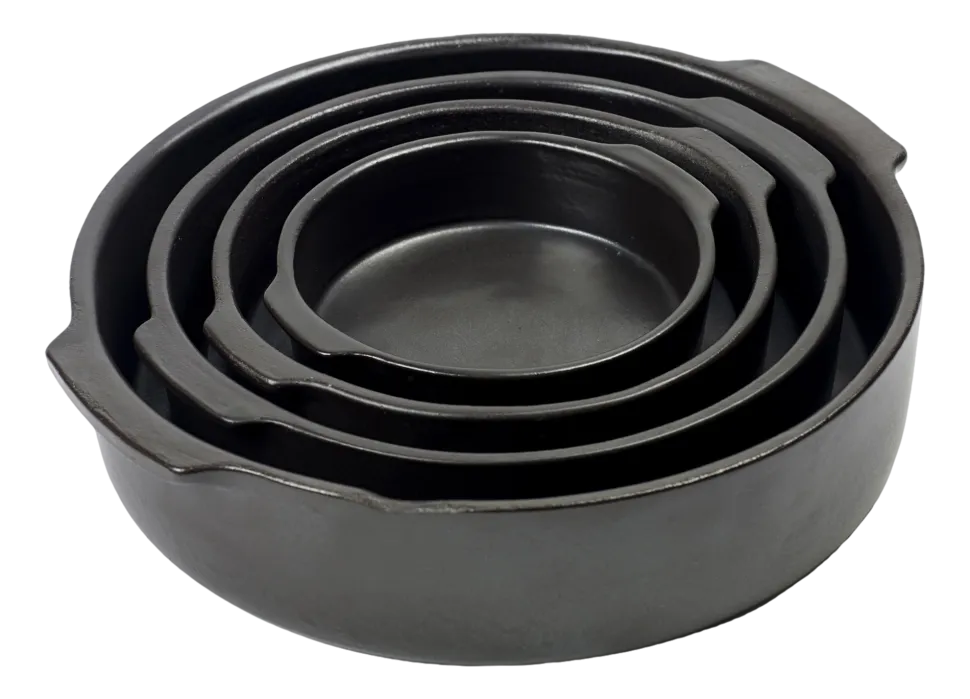 Ovenschaal Serax Pure Cookware By Pascale Naessens Black XS 13 x 13 x 4 cm