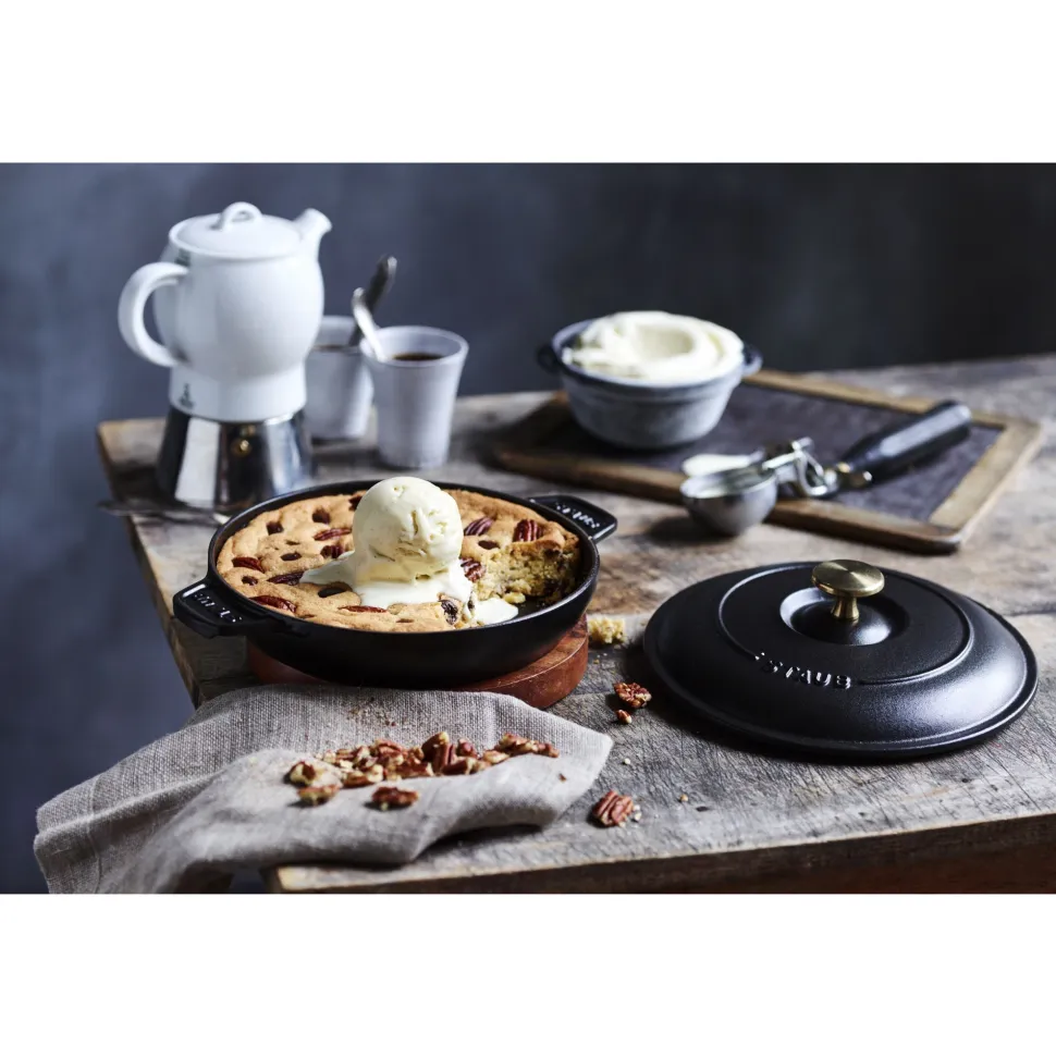 Ovenschaal Staub Rond Zwart 20 cm