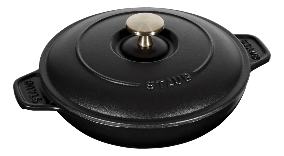 Ovenschaal Staub Rond Zwart 20 cm