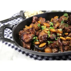 Ovenschaal Staub Stapelbaar Ovaal Zwart 28 cm