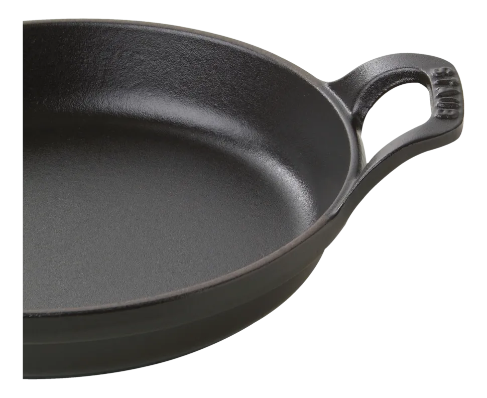 Ovenschaal Staub Stapelbaar Rond Zwart 20 cm