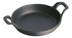 Ovenschaal Staub Stapelbaar Rond Zwart 20 cm