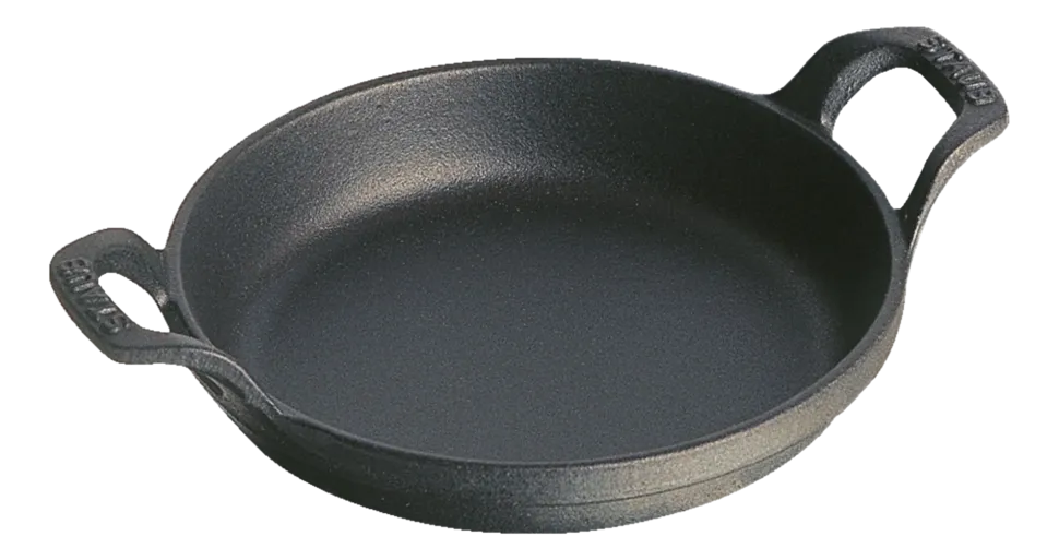 Ovenschaal Staub Stapelbaar Rond Zwart 20 cm
