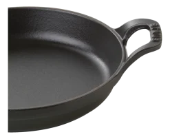 Staub Ovenschaal Stapelbaar Rond Zwart New