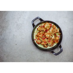 Staub Ovenschaal Stapelbaar Rond Zwart New