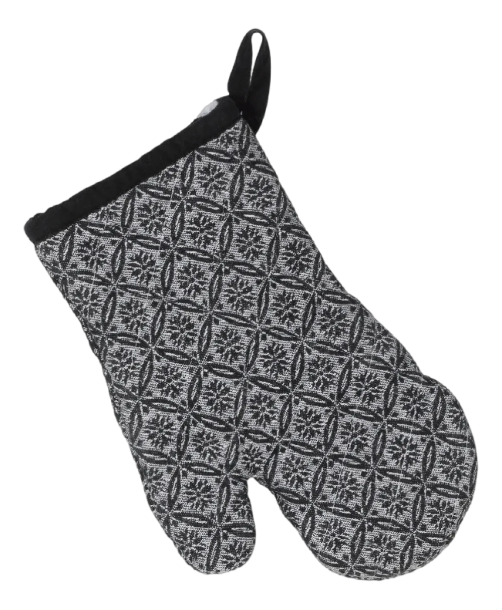 Kela Ovenwant Gianna Pattern Zwart Best