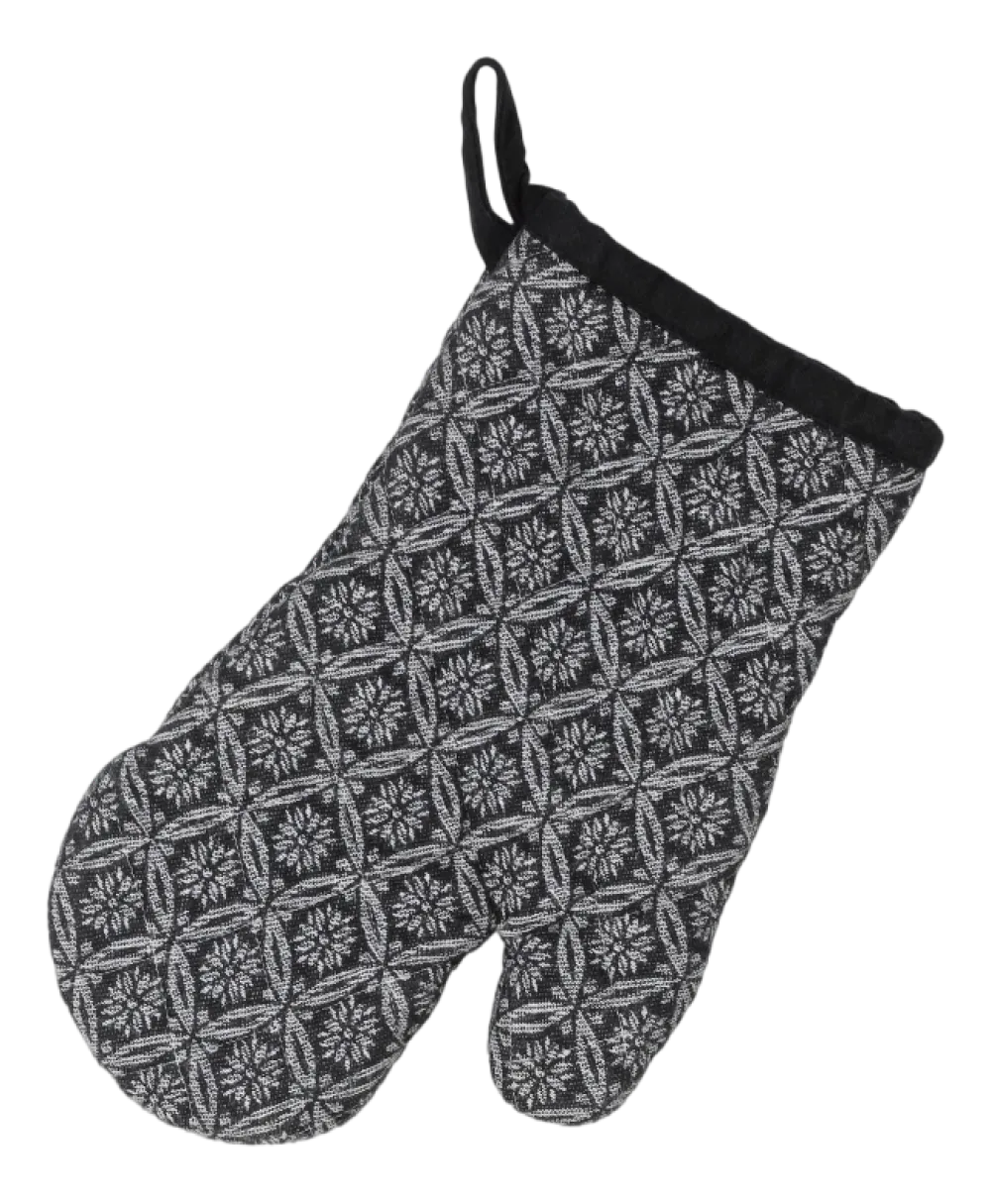 Kela Ovenwant Gianna Pattern Zwart Best