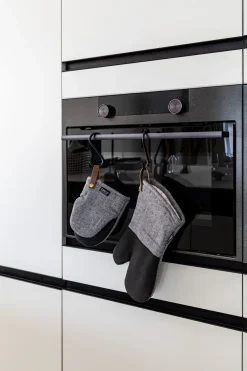 Tiseco Ovenwant Home Studio Sherlock Fishbone Black (Set van 2) Sale