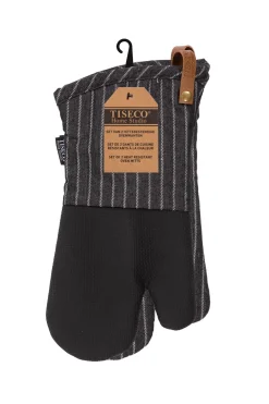 Tiseco Ovenwant Home Studio Sherlock Stripe Black (Set van 2) Sale
