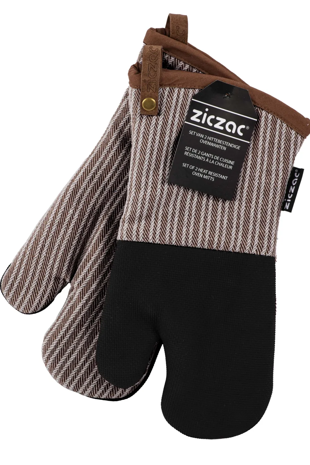 ZicZac Ovenwant Venton Dark Taupe (Set van 2) New