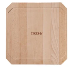 Pan met Serveerplank Cozze Gietijzer / Bamboe 33 cm