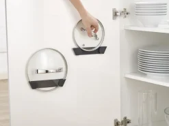 Pannendekselhouder Joseph Joseph CupboardStore Grijs (4-Delig)