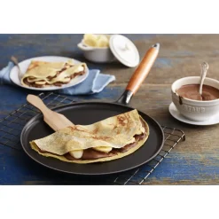 Staub Pannenkoekenpan Houten Greep Zwart 28 cm Clearance