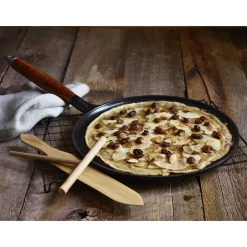 Staub Pannenkoekenpan Houten Greep Zwart 28 cm Clearance