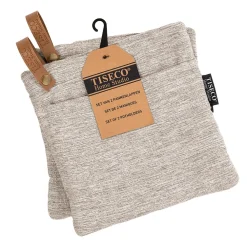 Tiseco Pannenlap Home Studio Hercules Taupe (Set van 2) Clearance