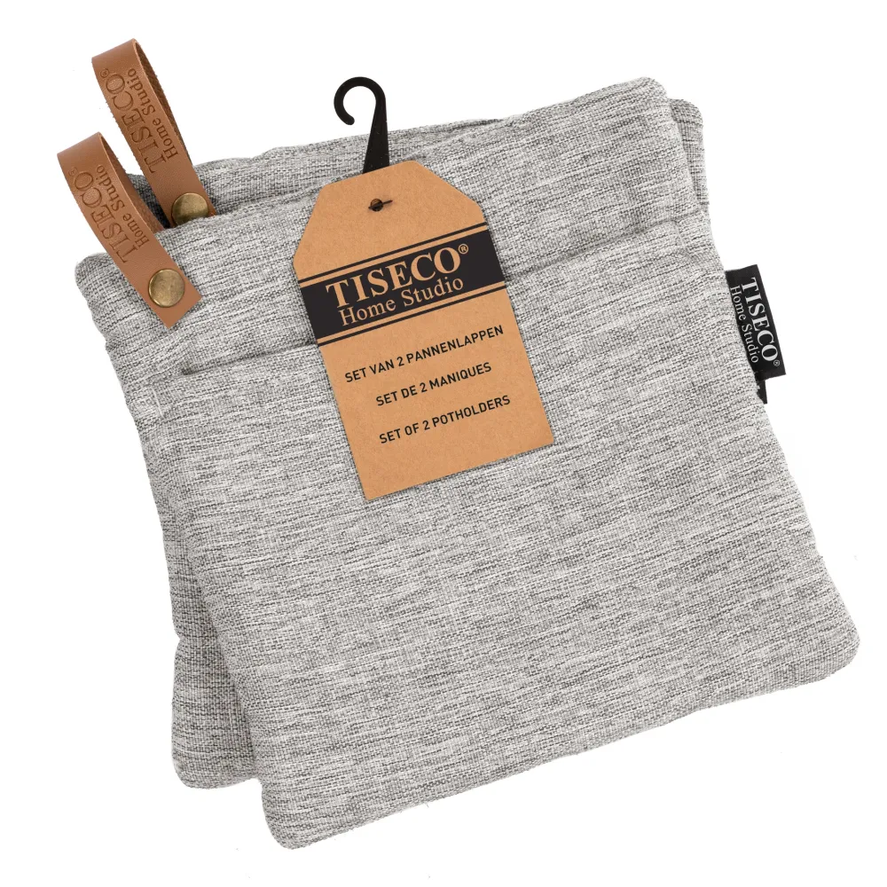 Tiseco Pannenlap Home Studio Hercules Grey (Set van 2) Sale