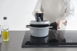 Pannenlap Yamazaki Tower Black - Set van 2