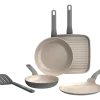 BergHOFF Pannenset Antikleef met Spatel Leo Line (4-delig) Hot